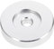 HOMSFOU 45 Rpm Adapter for 7 Inch Vinyl Record, Dome 45 Adapter for Turntable Record Center Adapter Turntable Accessory Record Aluminum Metal Big Hole