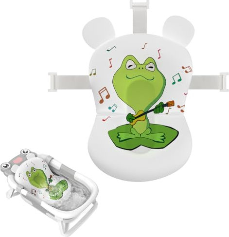 Cojin Bañera Bebe Plegable Adaptador Bañera para Bebé Reductor Asiento Hamaca Recién Nacido Universal Almohada Esponja Tina Almohadilla Malla Soporte Estrella Cojín Ducha Bebe,Cojin De Baño Bebe