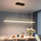 ANZHUANG LED Pendelleuchte Esstisch, Schwarz Dimmbar Hängelampe Esstisch 360°drehbarer Höhenverstellbar Hängelampe Wohnzimmerlampe Hängend mit Fernbedienung für Kochinsel Esszimmer(120cm/148W)
