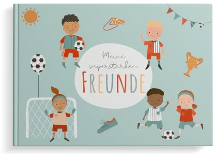 MeinBaby123® vänner bok för barn, (fotboll)