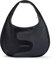 Expatrié Schultertasche Damen Schwarz Grau - Lina - Slouchy Hobo Bag Mittelgroß mit Reißverschluss - Zweifarbige Handtasche für Arbeit, Uni, Everyday - Veganes Leder