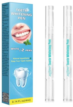 Teeth Whitening Pen, Professional Teeth Whitening Gel, Fast & Gentle Smile Brightening, Tooth Whitener Pen Kit, Sensitive Teeth Friendly, Enamel-Safe, Coffee & Tea Stain Removal (1)