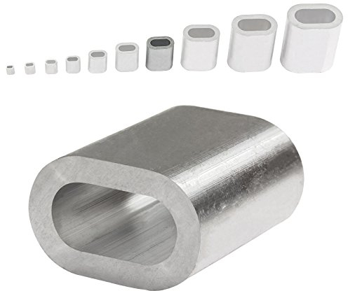 DEMA Aluminium Pressklemmen 6 mm (100 Stück)
