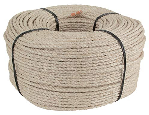 Kratzbaumland Sisalseil 6 mm, Natursisalseil für Kratzbäume (versch. Längen) (100 Meter)