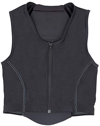 PFIFF 102842 Protection dorsale pour enfant Motif ange gardien Noir/bleu Taille S