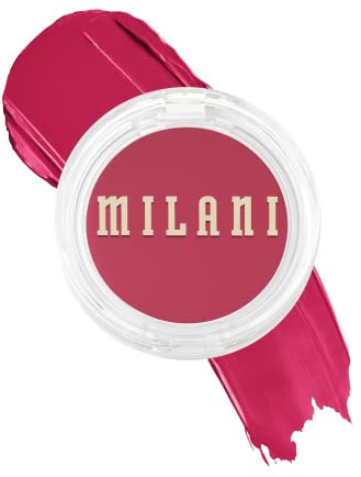 Milani Cheek Kiss Cream Blush- Cream to Gel Blush for Cheek and Lip Tint