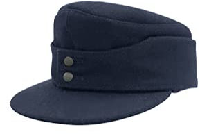 Militaryharbor Kriegsmarine EM Navy Blue Wool M43 Field cap-M (58-59)
