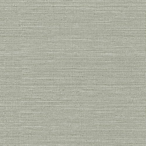 Aitakatta Papel pintado texturizado de tela sintética marrón y verde, papel tapiz autoadhesivo de tela de lino texturizada, papel de contacto para decoración del hogar, armario y dormitorio (A00082D-3