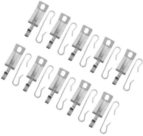 DIYEAH 20Piezas Kit Clips Para Cable Calentador Fijación Segura Canalones y Tuberías Para Instalación y Calefacción