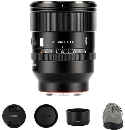 VILTROX 85mm F1.4 Pro FE Full Frame Lens Auto Focus Large Aperture Prime Portrait Lens with Hyper VCM Motor Compatible with Sony E-Mount Cameras a7c a7RII a7RIII a7RIV a7SIII a9 FX3 A1 A93 ZVE1