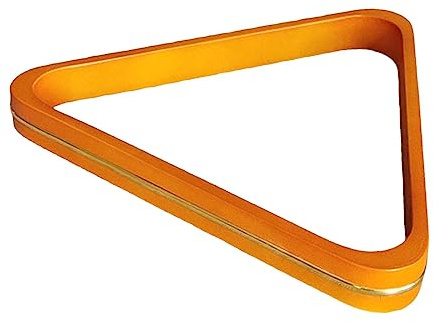 KBOLAE Soporte triangular de madera para mesa de billar para 9 bolas de billar