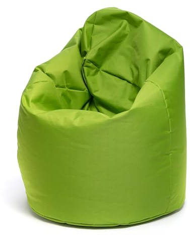 Ecopuf - Sako Pouf Fåtölj Utomhus - Sittsäck barnrum - Snygg Tyg-Sittsäck - Avslappnande fåtölj - Heminredning - Fåtölj Storlek L - 70x110cm - Grön Nc1