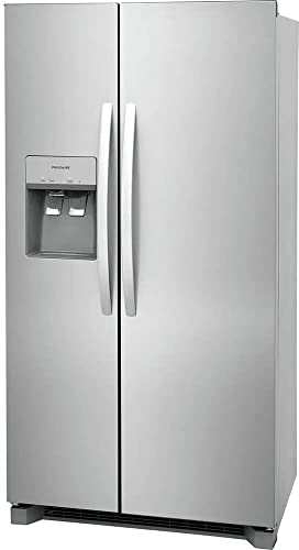 Frigidaire 36.1 in. 22.3 cu. ft. Counter Depth Side-by-Side Refrigerator in Stainless Steel