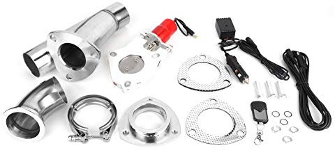 Valvola di Scarico Elettrica per Auto, Modifica per Auto da 2,25 Pollici Valvola di Scarico Elettrica Universale Telecomando T-304 per Valvola di Scarico Elettrica Valvola di Scarico Elettrica per Aut