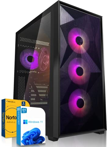 SYSTEMTREFF High-End Gaming PC AMD Ryzen 9 7900 12x5.4GHz | AMD Radeon RX 7900 XTX 24GB DX12 | 2TB M.2 NVMe | 32GB DDR5 RAM | WLAN Desktop Computer Rechner für Gamer, Zocker & Streamer