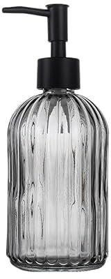 Dispensador Jabon BañO Botella de desinfectante de Manos de 400 ml, Botella Dividida, champú, Gel de Ducha, Botella vacía de Vidrio Dispensador Jabon (Color : O)