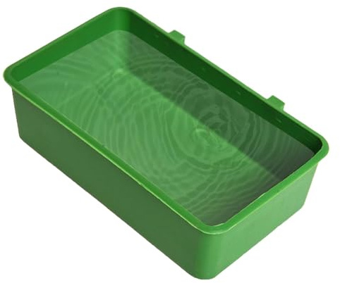 Bain d'oiseau pour animaux de compagnie | Baignoire épaisse pour perroquet pour bain d'oiseaux d'intérieur,Boîte de douche perroquet accessoire de cage de conteneur de baignoire de bain pour petites f