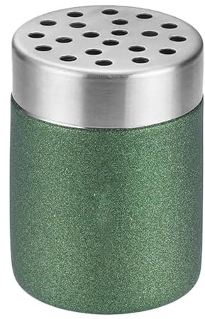 Spargere spezie – Spargere pepe, fori per le spezie da cucina | Dispenser per spezie con fori, contenitore salvafreschezza, Spargere spezie, bottiglia di zucchero per, 5,8 x 5,8 x 8 cm