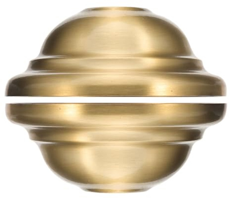 IWOWHERO Base per Lampada in Ottone Oro Stile Cappello Inglese Vintage Grande Piastra per Montaggio Stabile per Soggiorno e Zona Pranzo