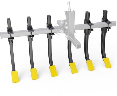 Apply to Detachable Manual Cultivator with 6 Scarifier Shanks - Compatible with ATV/UTV | Durable Steel Construction