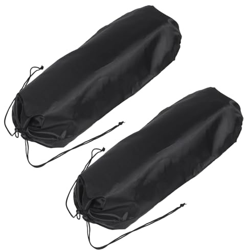 Toddmomy Bolsa para Patinetas 2 Piezas para Longboard, Mochila Resistente de Almacenamiento Grande y Portátil, Organizador para Viajes Deportivos al Aire Libre, Color Negro