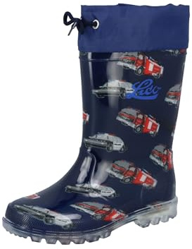 Lico Niños Powerlight W Blinky Botas de agua, Azul (Marine/Rot/Blau Marine/Rot/Blau), 32 EU