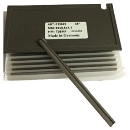 Xcalibur Tooling Cuchillas de cepilladora 10 x 82mm Carburo Compatible con DeWalt DW677 Bosch PHO15-82 Bosch PHO20-82 BNIP