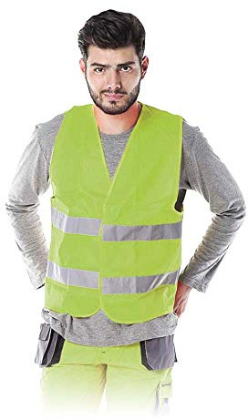 Reis Kos-5SE4XL Warnweste, Gelb, 4XL Größe