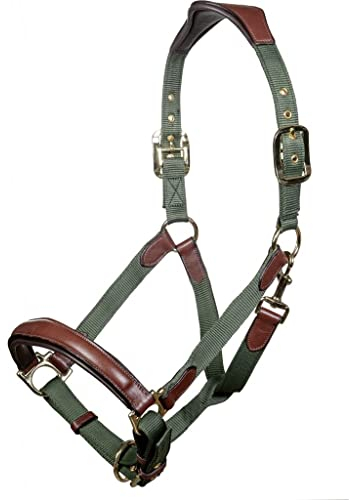 HKM Luna Lederhalfter Braun Pony