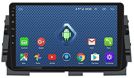 HGKHJ Autoradio Pantalla De Navegación GPS para Nissan Kicks 2017-2018, 9 Pulgadas Coche BT WiFi Multimedia Audio Radio Estéreo Reproductor, Android 11 Sistema De Navegación GPS Automático