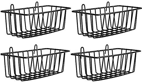 Nicfaky 4PCS Regal für Design Metall Wand Gitter, Regal Design Gitter Foto Wand Verwendet für Foto Wand Draht Korb