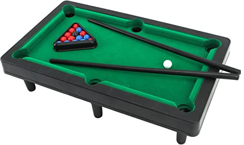 Keenso Mini-Billardtisch, Tragbares Mini-Tischbillardspiel für Erwachsene, Kinder und Kleinkinder
