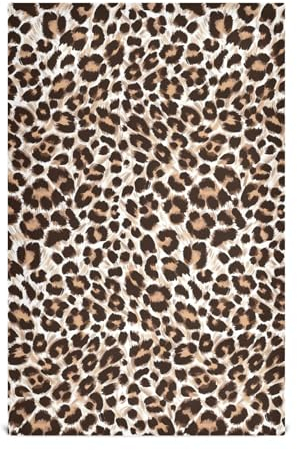ODAWA Geschirrtücher mit Leopardenmuster, weich und super saugfähig, Geschirrtücher zum Trocknen von Geschirr (45,7 x 71,1 cm, 6 Stück)