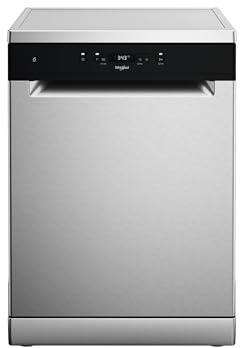 Whirlpool WH4FFA14BN6X – Lavastoviglie Libera Installazione 14 Coperti, Classe A, 6° Senso, Multizona, Terzo Cesto, NaturalDry, Cestello Regolabile – Inox