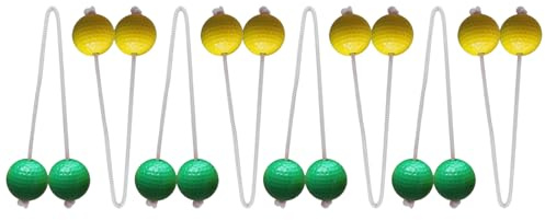 Ldabrye 8Pcs Outdoor Prati Yard Golf Lancio Scale Palline Lancio Gioco Sostituzione Duro Golf Formazione Duri Golf Formazione Palline Da Formazione Scale Lancio Palla Gioco