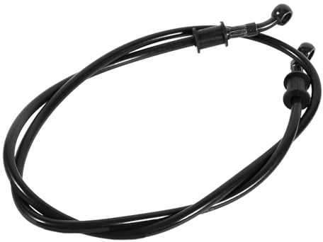 50cm - Manguera de aceite para motocicleta de 120cm, tubo de línea de embrague de freno de acero trenzado colorido(1200mm-Negro)