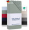 Blumtal® Basics Spannbettlaken 90x200cm Jersey - bettlaken 90x200cm aus 100% Baumwolle - Oeko-TEX zertifiziertes Spannbetttuch 90x200 cm - Matratzenbezug 90x200 cm - Bettbezug - Summergreen - Grün