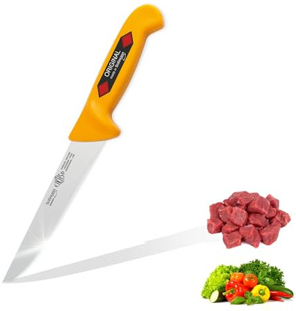 EIKASO Solingen Germany Stechmesser 18cm Klinge aus Molybdänstahl 1.4116 rutschfester ergonomischer Griff Schlachtermesser Metzgermesser Butcher Knife