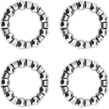 Create idea 4 Piezas Rodamientos de Bolas de Bicicleta 1/4 Pulgadas X 9 Bolas Retenedor Manivela Soporte Inferior Piezas de Repuesto Accesorios de Reparación para Ciclismo MTB Bicicleta de Carretera