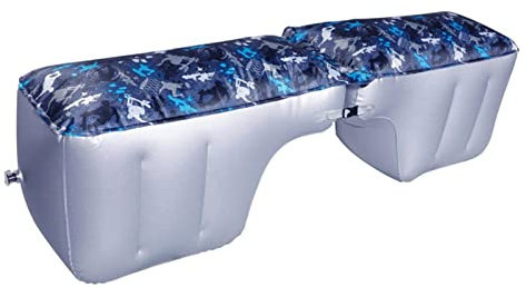 Inflatable Car Air Travel Mattress Back Seat With Pump,130×40×30 Cm Car Camping Portable Sleeping Pad Air Bed For Car,SUV