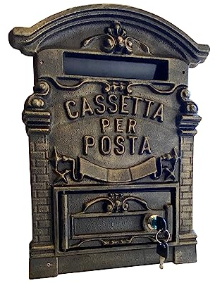 Kippen 1183X - Buzón para Cartas (Hierro Fundido), Color Bronce