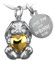 FABACH Hase Schlüsselanhänger Bunny mit Herz - Glücksbringer Hase Geschenke Freundin - Partner Geschenke Liebe Schlüsselanhänger Paare Jahrestag - I love you like nobunny else