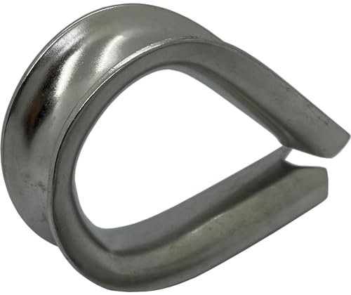 Drahtseil Kausche Edelstahl V2A 304 16mm rostfrei Seilkausche