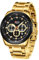 CIVO Herren Uhren Gold Chronograph: Analog Quarz Groß Ziffernblatt Armbanduhr - Edelstahl Wasserdicht Datum Leuchtende Klassische Business Geschenke für Männer