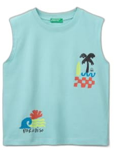United Colors of Benetton Canotta 3i1xgh017 Camiseta Niños (Pack de 1)