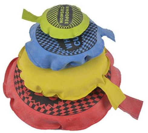 Joyivike 4Pièces Whoopee Cushion, Coussin Cushion, Coussin PéTeur Farce Et Attrape, Whoopee Cushion Autogonflant, Blague Astuce Jouet, Coussin Péteur Autogonflant, Jouet de Farce Fantaisie