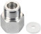 Haushalts-Soda Zylinder Adapter, CO2 Adapter Selbst Gemachter Bier Fass Regler CO2 Adapter Bierfass-Regler TR21-4 bis W21.8 CO2 Flaschen Adapter zum Unfüllen