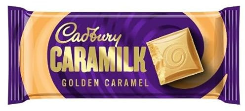 Dnaaz 3 x Caramilk Golden Caramel Chocolate Bar 160g Delicious Tasty And Twisty Treat Gift Hamper For Birthday,Christmas