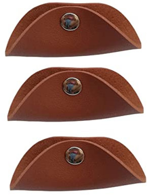 Uonlytech Organizador de Cables para Auriculares 3 Piezas de Cuero Sintético Organizador de Cables para Guardar Cables