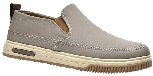 AZMAHT Scarpa Uomo per Fascite Plantare Scarpe Slip on Pianta Larga Sneaker Casual Senza Lacci Sneakers da Passeggio Ortopediche comode,Marrone,45 EU